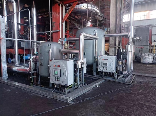 Automatic 1-100T/H Steam Condensate Recovery System Steel Water Recyclers PLC Controlled